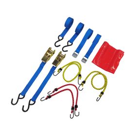 Set correa amarres Tie Down 9 piezas