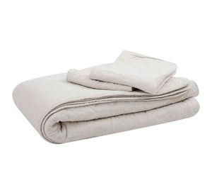 Quilt king fibra natural Hebra