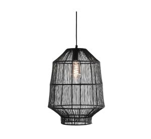 Lámpara colgante 25W E27 luz led Chennai negro