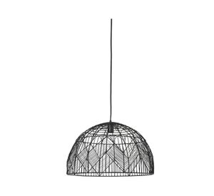 Lámpara colgante 40 W E27 luz led Kalibo 40 cm negro