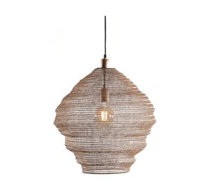 Lámpara colgante 25W E27 luz led Apis bronce