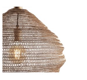 Lámpara colgante 25W E27 luz led Apis bronce