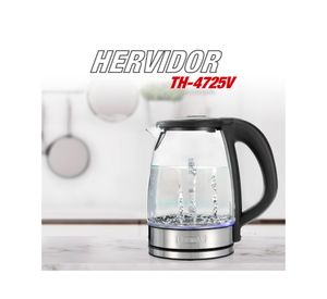 Hervidor de vidrio TH-4725V  1.7 lt