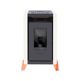 Estufa a pellet Bambu 6000 blanca 6.3 kW