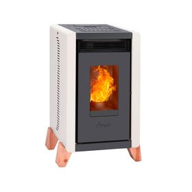 Estufa a pellet Bambu 6000 blanca 6.3 kW