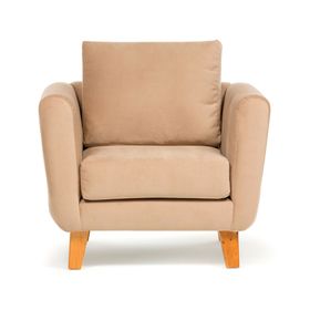 Sofá 1 cuerpo Thomas felpa