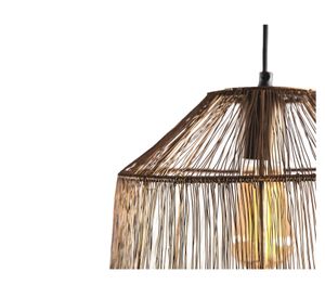 Lámpara colgante 25W E27 luz led Chennai bronce