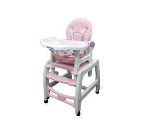Silla comer súper rosado Kidscool