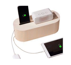 Organizador cables tapa desmontable