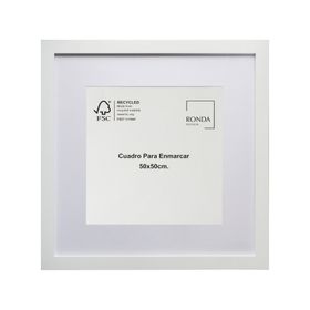 Cuadro para enmascarar 50x50 cm blanco