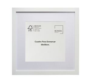 Cuadro para enmascarar 50x50 cm blanco