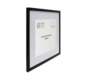 Cuadro para enmarcar 50x50 cm negro