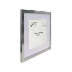 Cuadro para enmarcar 50x50 cm plata