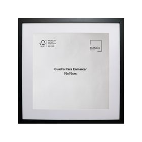 Cuadro para enmascarar 70x70 cm negro