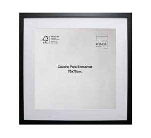 Cuadro para enmascarar 70x70 cm negro
