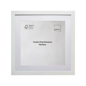 Cuadro para enmascarar 70x70 cm blanco