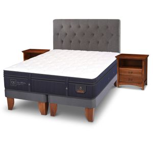 Cama europea 2 plazas Súper premium base dividida + set Kavery/ Indo Cic