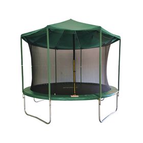 Cama elástica techo 12 pies verde