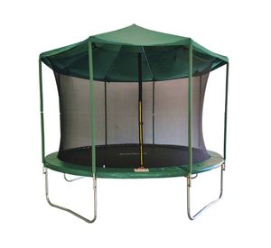 Cama elástica techo 12 pies verde