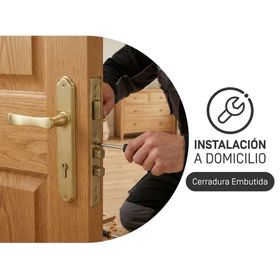 Instalación cerradura embutida