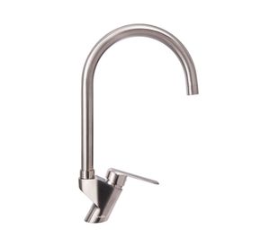 Monomando lavaplatos vertical Marsella níquel bruñido Stretto