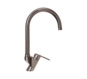 Monomando lavaplatos vertical Marsella negro onyx Stretto