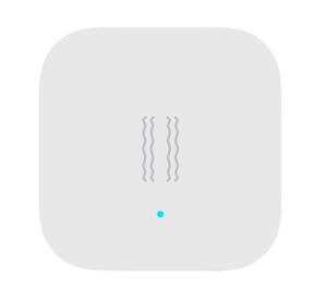 Sensor de vibración inalámbrico Zigbee + homekit