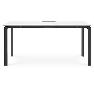 Escritorio pasacables Neo blanco/negro