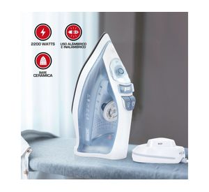 Plancha a vapor inalámbrica TH-7100 2200 W Gris