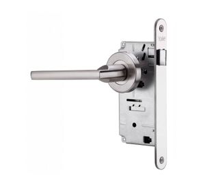 Cerradura tubular manilla libre paso plata Milano Yale