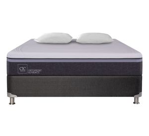 Box spring 2 plazas Ortopedic advance B5 + almohadas Cic