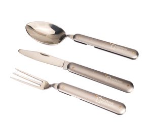 Set utensilios 3 piezas inoxidable National Geographic