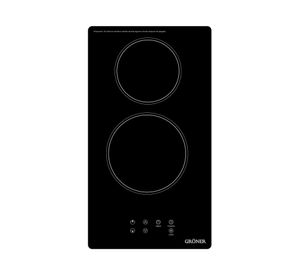 Encimera vitrocerámica Touch Black 2Q Groner