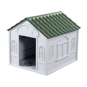 Casa perro 63,2x65x75,7 cm verde Cool Pets.