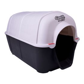 Casa perro 65,5x65,5x103,2 cm negro Cool Pets.