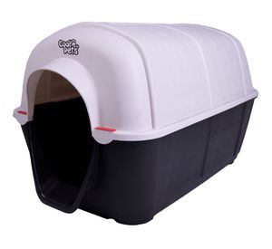 Casa perro 65,5x65,5x103,2 cm negro Cool Pets.