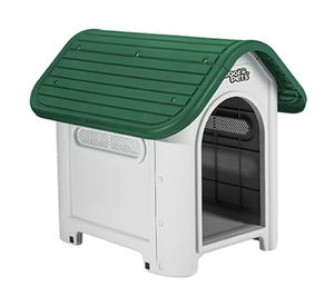 Casa perro 66x59x75 cm verde Cool Pets.