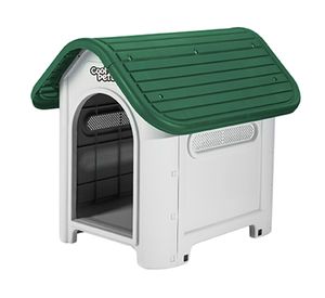 Casa perro 66x59x75 cm verde Cool Pets.