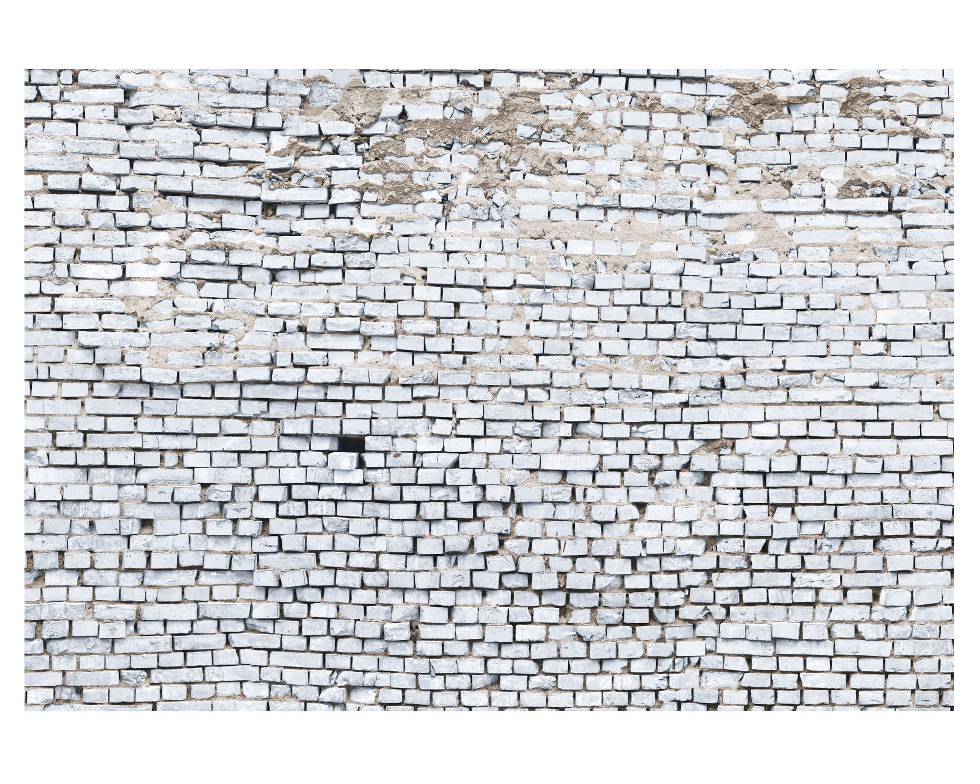 Fotomural Ladrillo Blanco 368x254 cm