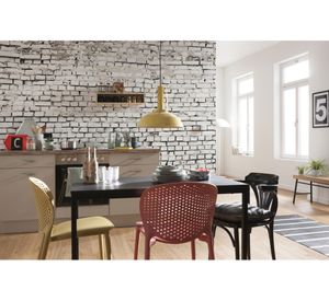 Fotomural Ladrillo Blanco 368x254 cm