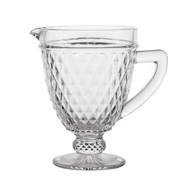 Jarro de vidrio Vincenza 1 lt transparente