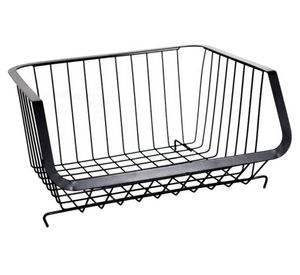 Carro organizador con ruedas 4 niveles BDX856 negro