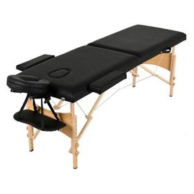 Camilla para masaje 2 cuerpos IGCM2 negro 90x70x183 cm + bolso