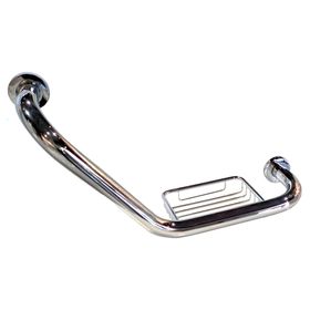 Barra seguridad 41 cm + jabonera acero Tebisa