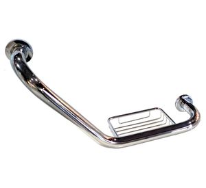 Barra seguridad 41 cm + jabonera acero Tebisa