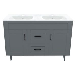 Mueble vanitorio 120 cm BM-DELUXE-D120SKG+P1 gris