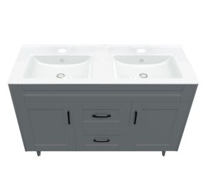 Mueble vanitorio 120 cm BM-DELUXE-D120SKG+P1 gris