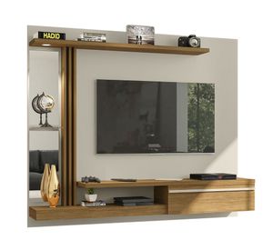 Panel TV 55'' Denver canela/blanco invierno