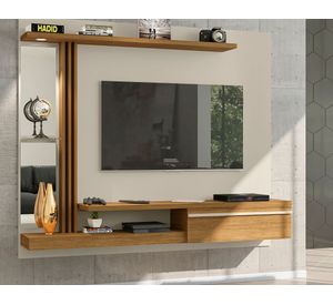 Panel TV 55'' Denver canela/blanco invierno