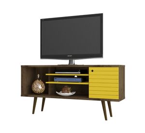 Rack TV 55'' Safira rústico/amarillo